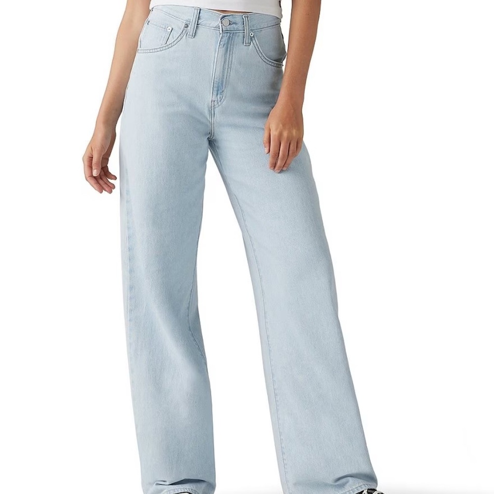 Levi's Light Wash Cinch Baggy Jeans 30